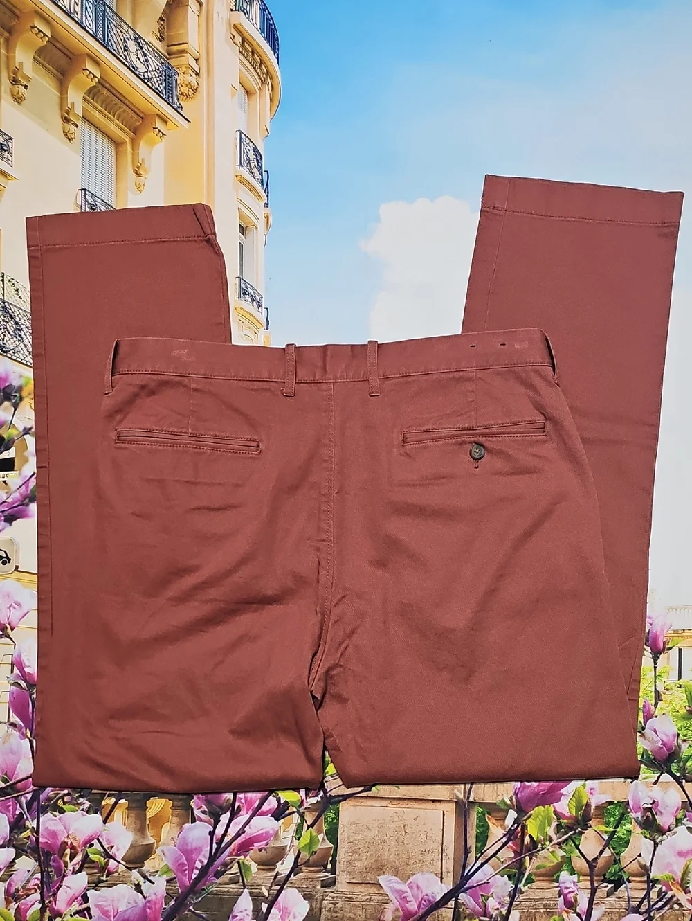 J. Crew Sutton Brick Red Chino Pants 33x30